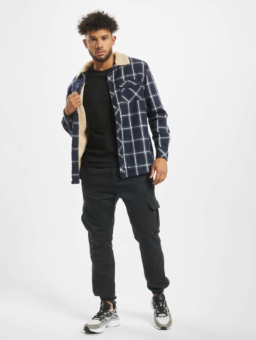 Urban Classics Sherpa Lined Shirt Jacket