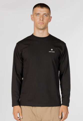 Snow Peak – NSD Logo Black – Longsleeve – Schwarz – M – 65% Polyester, 35% Baumwolle