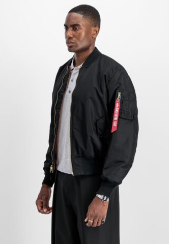 Alpha Industries – MA 1 Black – Jacke – Schwarz – 3XL – 100% Nylon