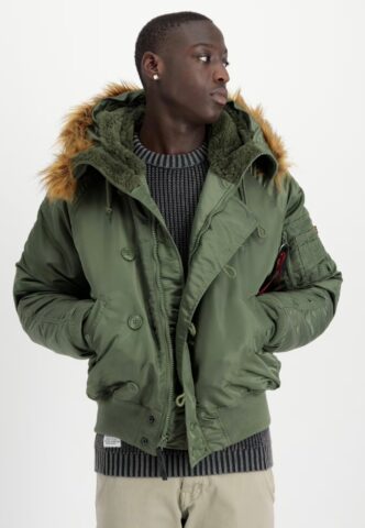 Alpha Industries – N-2B Heritage Sage-Green – Jacke – Grün – XXL – 100% Nylon