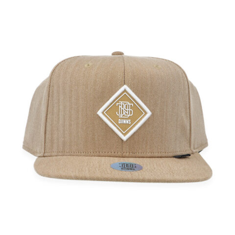 Djinn’s 6 Panel Fine Herringbone Snapback Cap