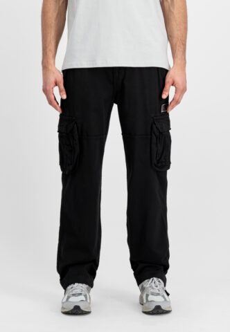 Alpha Industries – Jet Black – Hose – Schwarz – W38 – 100% Baumwolle