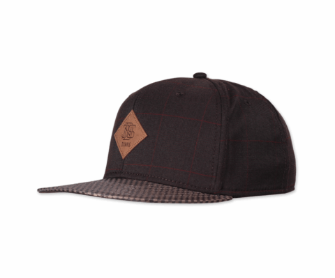 Djinn’s Glencheck 6 Panel Snapback Cap