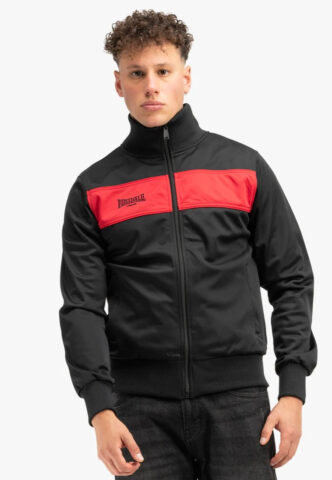 Lonsdale – Alnwick Black/Red – Jacke – Schwarz – 3XL – 100% Polyester