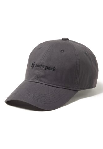 Snow Peak – NSD Logo Charcoal – Cap – Grau – L – 100% Baumwolle