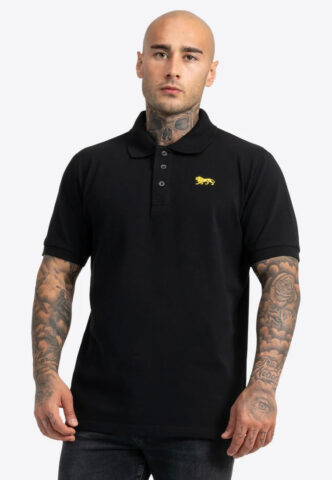 Lonsdale – Whalton Black – Polo – Schwarz – S – 100% Baumwolle