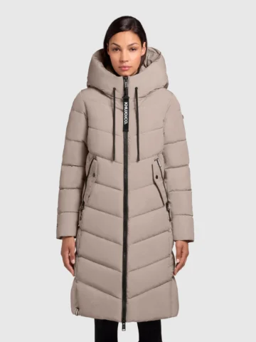 Khujo Wintermantel Mikia2 greige