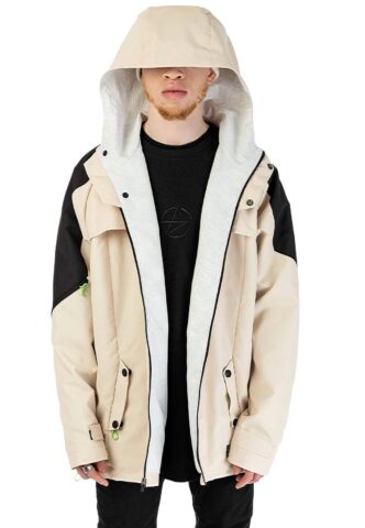 Green Berlin – One Earth Oatmeal – Windbreaker – Beige – S – Obermaterial: 100% Polyester; Futter: 100% Polyester