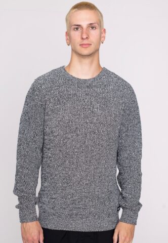 Iriedaily – Mixmash Knit Salt N Pep – Pullover – Grau – XL – 100% Bio-Baumwolle