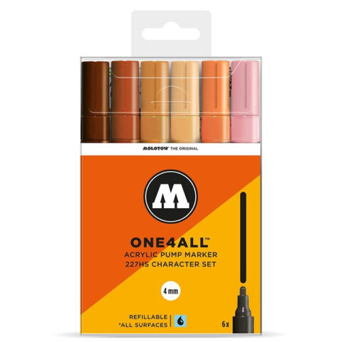 Molotow ONE4ALL 227HS Character 6er Set