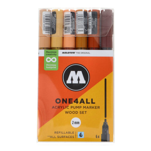 Molotow ONE4ALL 127HS Wood Set