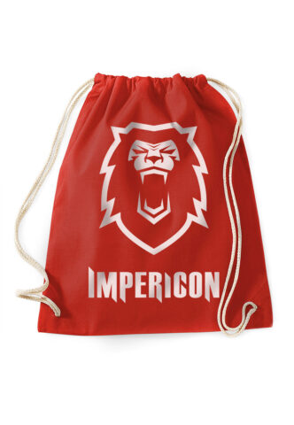 Impericon Merchandise – Limited Xmas Red Drawstring – Rucksack – Rot – Onesize – 100% Baumwolle