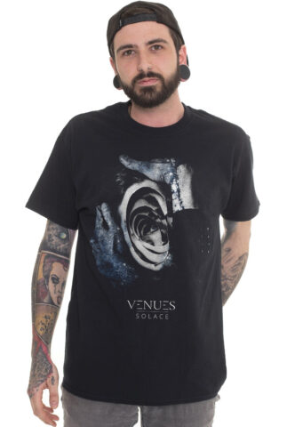 Venues – Solace Cover – T-Shirt – Schwarz – M – 100% Baumwolle