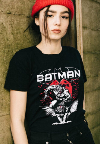 Batman – Gargoyle – T-Shirt – Schwarz – S – 100% Baumwolle