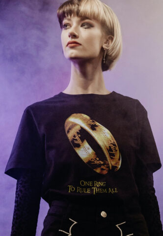 The Lord Of The Rings – One Ring To Rule Them All – T-Shirt – Schwarz – M – 100% Baumwolle