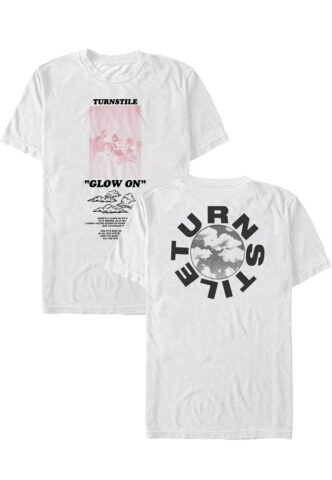 Turnstile – Glow On White – T-Shirt – Weiß – L – 100% Baumwolle