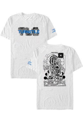 Turnstile – TLC Boom White – T-Shirt – Weiß – M – 100% Baumwolle