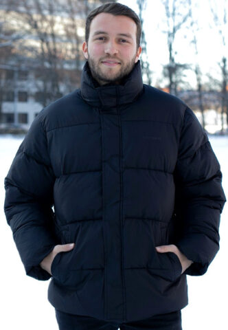 Carhartt WIP – Doville Black/Black – Jacke – Schwarz – L – Obermaterial: 100% Polyester; Futter: 100% Polyester