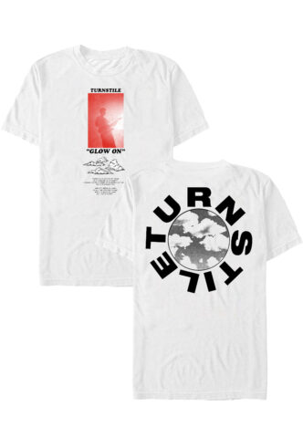 Turnstile – Pat Glow On White – T-Shirt – Weiß – XXL – 100% Baumwolle