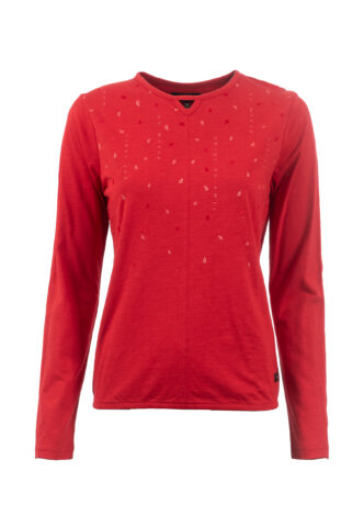 Soquesto Langarmshirt Malawi red flame