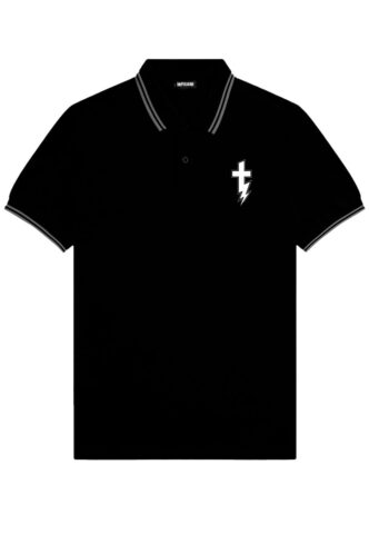 Callejon – Blitzkreuz – Polo – Schwarz – S – 100% Baumwolle