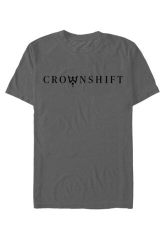 Crownshift – Logo Grey – T-Shirt – Grau – S – 100% Baumwolle