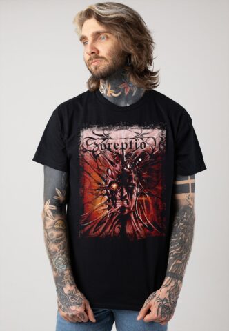 Soreption – Spaghetti Face – T-Shirt – Schwarz – L – 100% Baumwolle