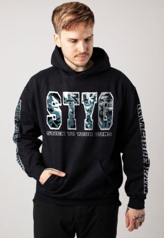 Stick To Your Guns – Flame And Fury – Hoodie – Schwarz – 3XL – 50% Baumwolle, 50% Polyester