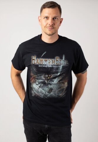 Hammerfall – Avenge The Fallen – T-Shirt – Schwarz – XXL – 100% Baumwolle