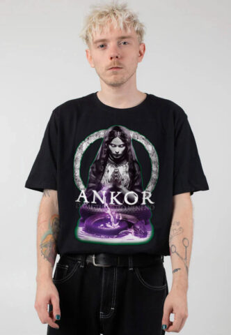 Ankor – Venom – T-Shirt – Schwarz – L – 100% Baumwolle
