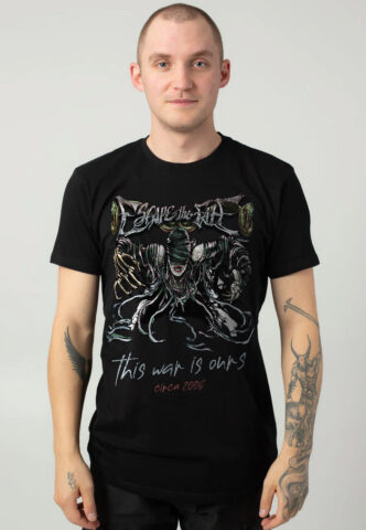 Escape The Fate – Throwback Twio – T-Shirt – Schwarz – L – 100% Baumwolle