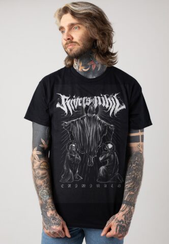Rivers Of Nihil – Criminals – T-Shirt – Schwarz – S – 100% Baumwolle
