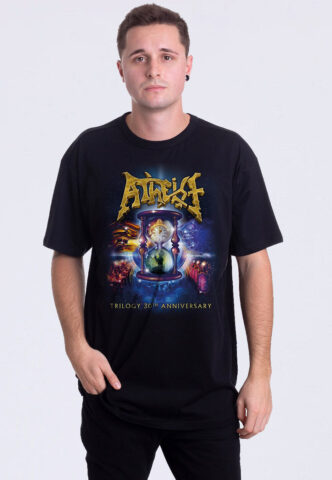 Atheist – Triology 30th Anniversary – T-Shirt – Schwarz – L – 100% Baumwolle