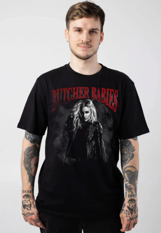 Butcher Babies – Vintage Heidi – T-Shirt – Schwarz – L – 100% Baumwolle