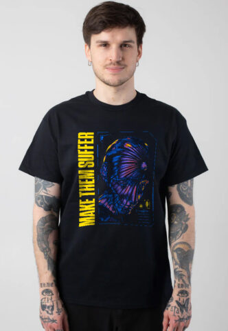 Make Them Suffer – Fracture Face – T-Shirt – Schwarz – M – 100% Baumwolle