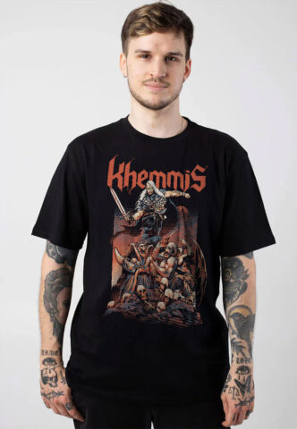 Khemmis – Battlemaster – T-Shirt – Schwarz – L – 100% Baumwolle
