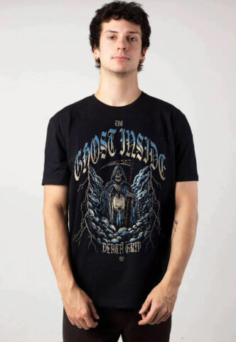 The Ghost Inside – Death Grip Reaper – T-Shirt – Schwarz – M – 100% Baumwolle