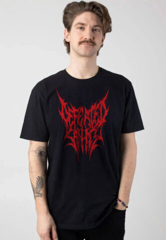 Defeated Sanity – Logo – T-Shirt – Schwarz – L – 100% Baumwolle