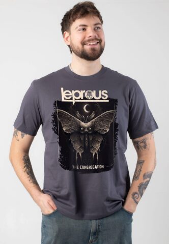 Leprous – The Congregation Charcoal – T-Shirt – Grau – 3XL – 100% Baumwolle