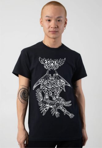 Negative Frame – Devil – T-Shirt – Schwarz – S – 100% Baumwolle