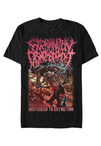 Extermination Dismemberment – Sentenced To Extinction – T-Shirt – Schwarz – M – 100% Baumwolle