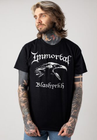 Immortal – Blashyrkh Raven – T-Shirt – Schwarz – S – 100% Baumwolle