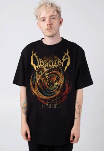 Obscura – Stardust – T-Shirt – Schwarz – M – 100% Baumwolle