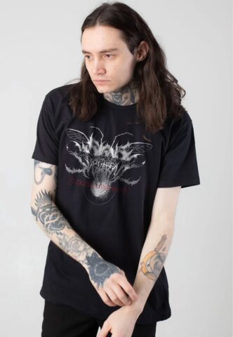 Signs Of The Swarm – Clouded Retinas – T-Shirt – Schwarz – L – 100% Baumwolle