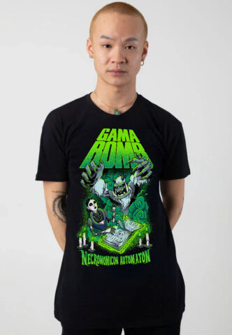 Gama Bomb – Necronomicon Automaton – T-Shirt – Schwarz – L – 100% Baumwolle