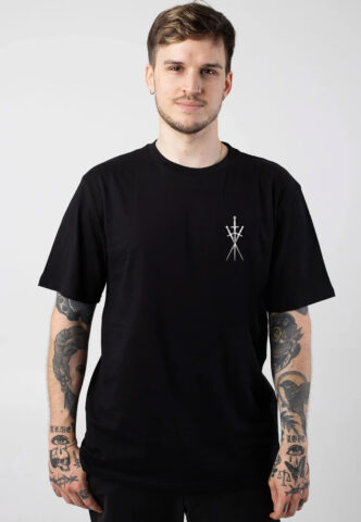 Holy Wars – Logo – T-Shirt – Schwarz – S – 100% Baumwolle