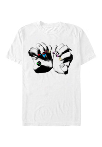 Michael Clifford – SIDEQUEST Nail Art White – T-Shirt – Weiß – S – 100% Baumwolle,Jersey