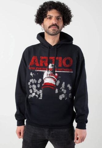 Artio – For Everyone To Witness Black – Hoodie – Schwarz – XL – 50% Baumwolle, 50% Polyester