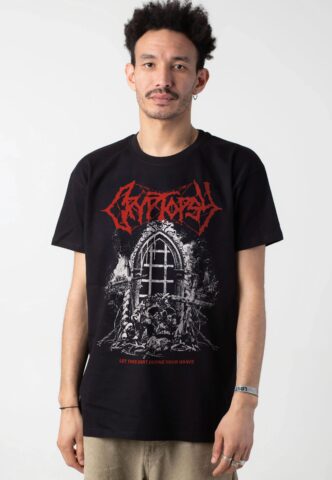 Cryptopsy – Let This Dirt – T-Shirt – Schwarz – S – 100% Baumwolle