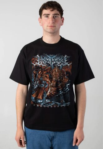 Lorna Shore – Edgarzilla – T-Shirt – Schwarz – XXL – 100% Baumwolle